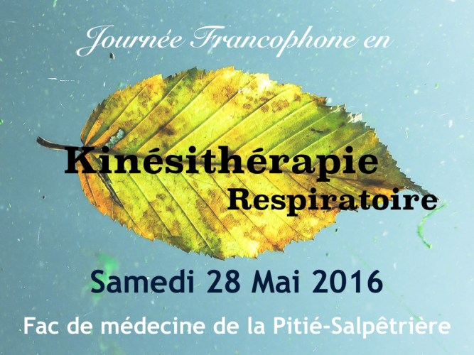 Découvrez les partenaires de la 1ère journée francophone en Kinésithérapie Respiratoire !