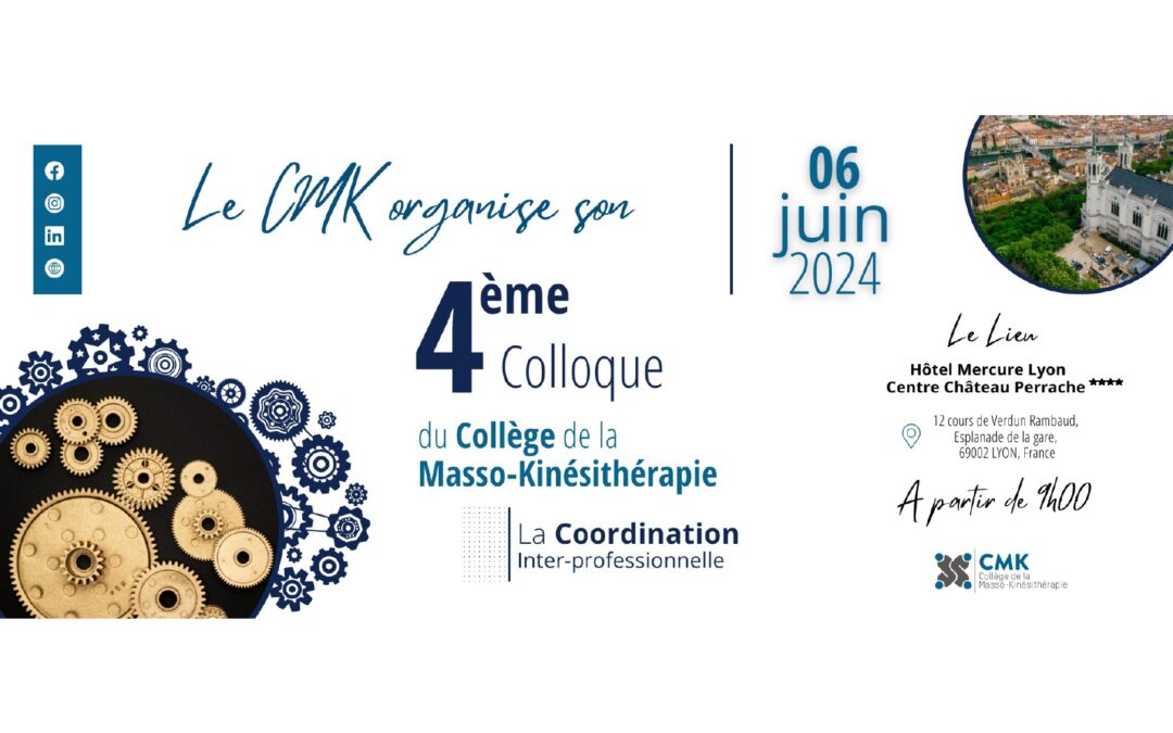 4ème Colloque du Collège de la Masso-Kinésithérapie